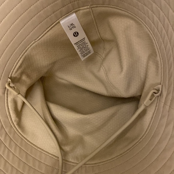 LULULEMON nylon bucket hat beige NWT - Picture 6 of 9